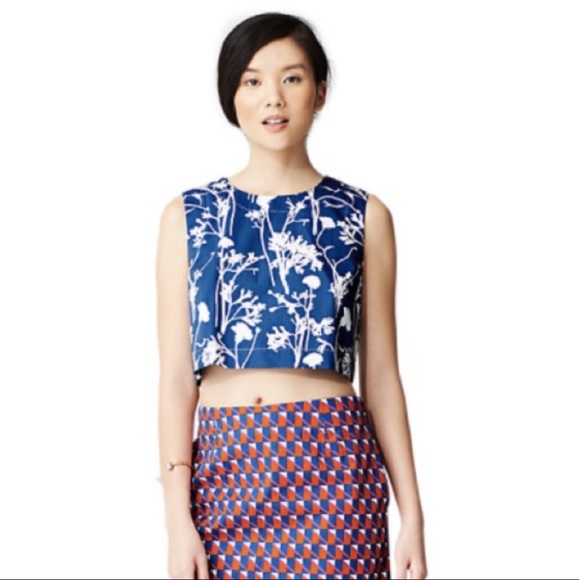 Kate Spade Saturday Zip Back Crop Top - Picture 8 of 9